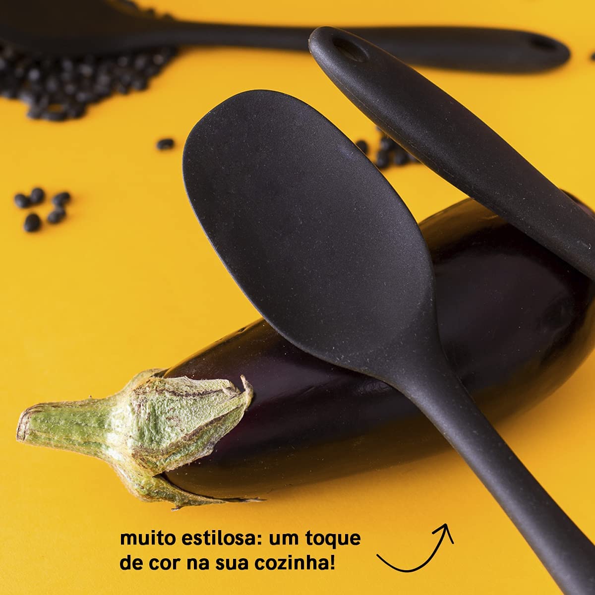 Esp Tula Oikos Redonda De Silicone Duplo Livre De Bpa Cor Preto