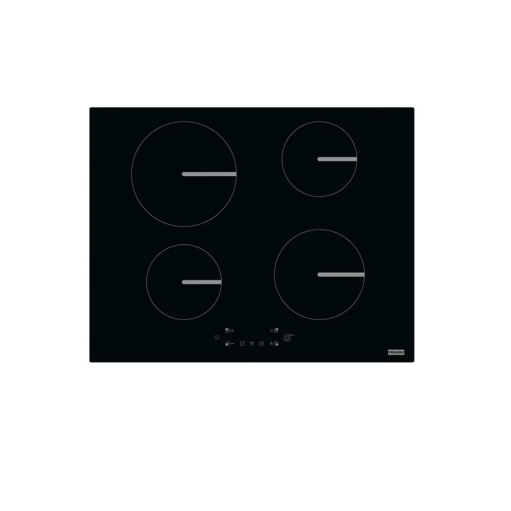 COOKTOP INDUÇÃO FRANKE SMART FSM 654 I BK VITROCERÂMICO 4 ZONAS COM DISPLAY TOUCH COM 9 NIVEIS DE POTÊNCIA 220V