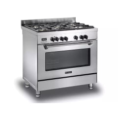 FOGÃO ELANTO PROFESSIONALE 90CM 5 QUEIRAMORES FORNO ELETRICO EM AÇO INOX 220V