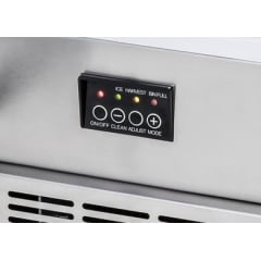 MÁQUINA DE GELO TECNO PROFESSIONAL TIM30 EXDA EM INOX ESCOVADO CAPACIDADE DE 30KG/DIA, BANDEJA DE 12KG PARA AMBIENTES EXTERNOS E INTERNOS 37CM 220V