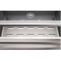 REFRIGERADOR BERTAZZONI MAS REF905BBLXTT 90CM DE EMBUTIR FLUSH BOTTOM FREEZER COM 596 LITROS ABERTURA PARA ESQUERDA PUXADORES TUBULARES AÇO INOX 220V