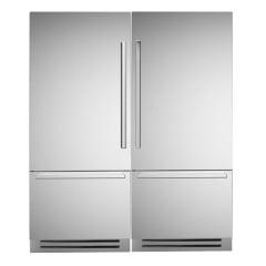 REFRIGERADOR BERTAZZONI PRO REF905BBLXTT 90CM DE EMBUTIR FLUSH BOTTOM FREEZER COM 596 LITROS ABERTURA PARA ESQUERDA PUXADORES RETANGULARES  AÇO INOX 220V