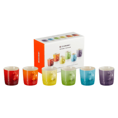 KIT C/ 6 CANECAS 100ML LONDON GIFT COLLECTION LE CREUSET