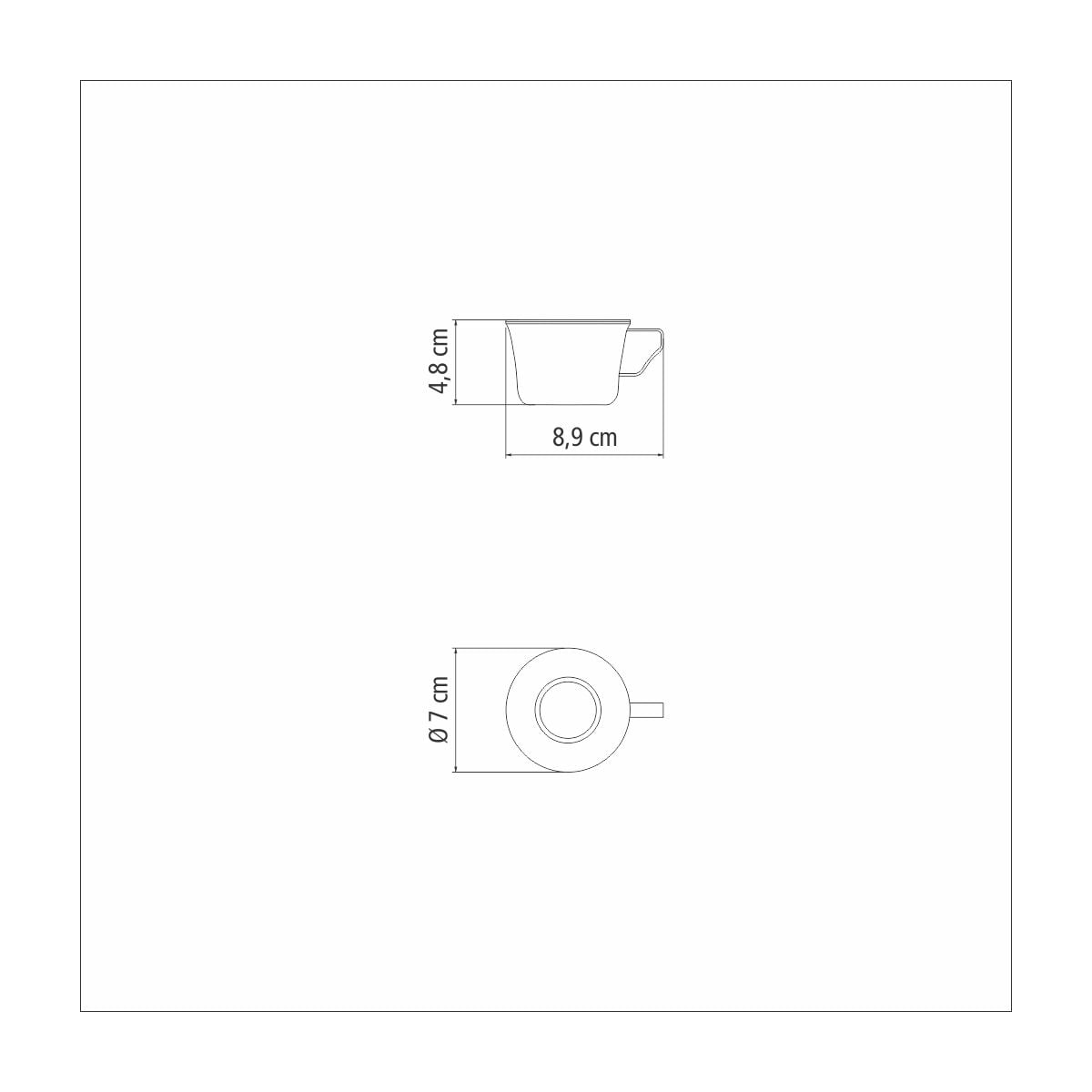 Kit para Chá e Capuccino Tramontina em Aço Inox Acabamento Brilho